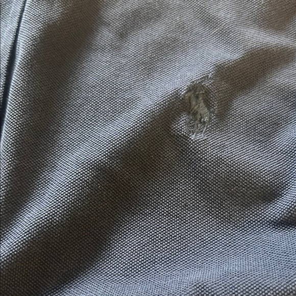 Ralph Lauren Knit Oxford button down XL Navy - Picture 4 of 8